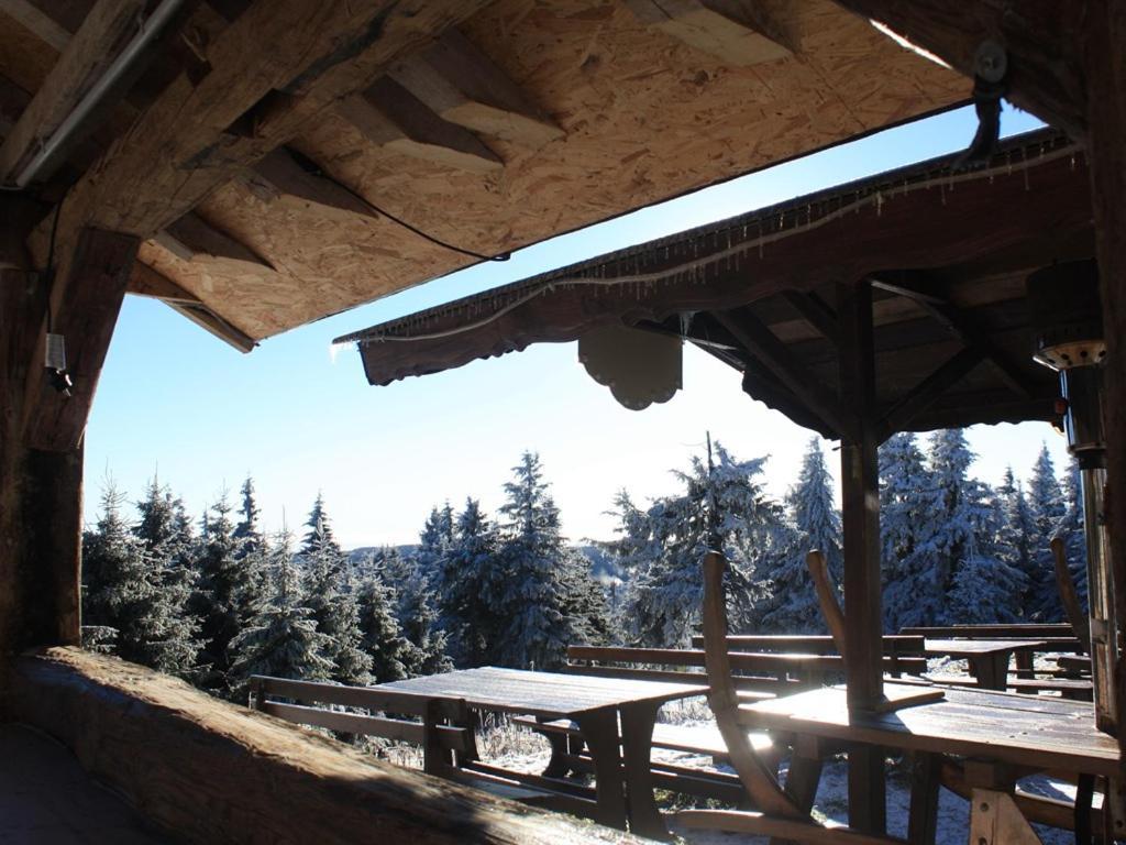 Fichtelberghuette Otel Oberwiesenthal Dış mekan fotoğraf