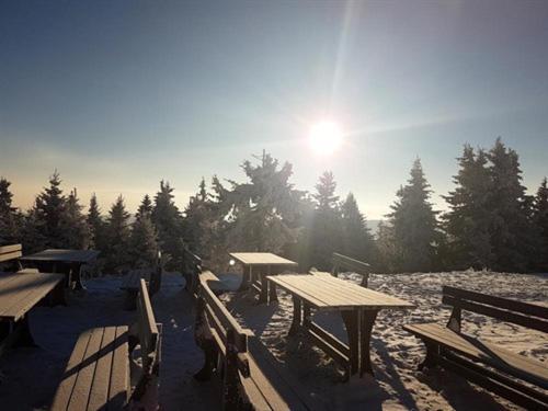 Fichtelberghuette Otel Oberwiesenthal Dış mekan fotoğraf